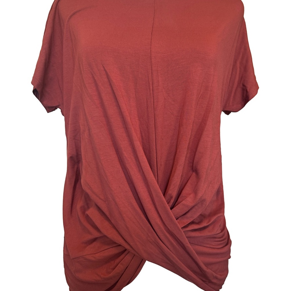 Express Rust Knot Top - Picture 2 of 7